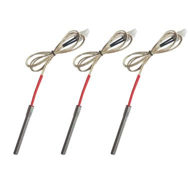 Imagem de YAOAWE Treager Hot Rod Ignitor Kit de substituição, grades de pellets e peças profissionais para churrasco Somkers, compatível com todas as grelhas Treager, funciona com churrasqueiras de fogão Pit Boss, 3 peças