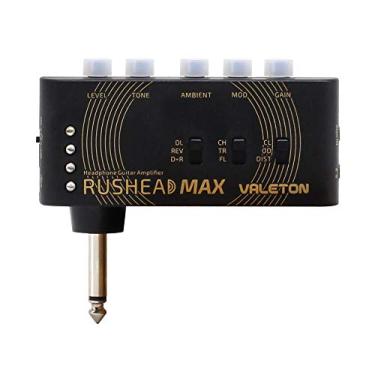 Imagem de Valeton Rushead Max USB Carregável Portátil De Bolso De Guitarra Para Fone De Ouvido E Plug-In Multiefeitos Para O Quarto