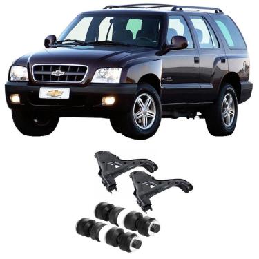 Imagem de Bandeja + Bieleta Chevrolet Blazer Dianteira 1995 Até 2011 O Par