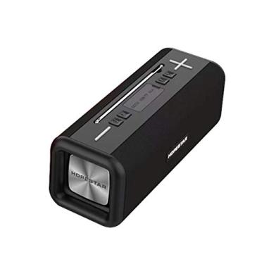 Imagem de HIOD Alto-falante Bluetooth - Rádio FM - Microfone embutido portátil externo à prova d'água 10 m alcance Bluetooth, preto