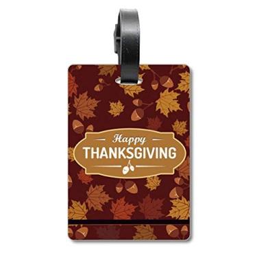 Imagem de Folha de Dia de Ação de Graças, Ilustração, Mala, Etiqueta de Bagagem, Etiqueta de Scutcheon