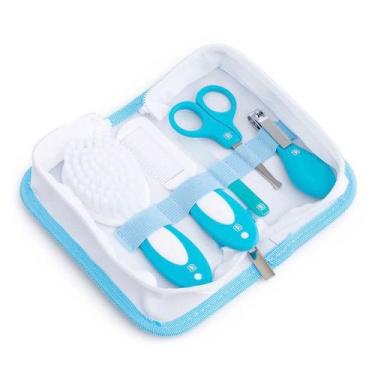 Imagem de Kit Higiene Cuidados Para O Bebê 5 Peças Com Necessaire - Pimpolho, AZ