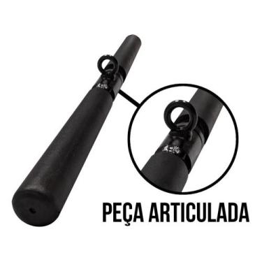 Imagem de Puxador barra reta 50cm com giro para academia treino musculação - Liz