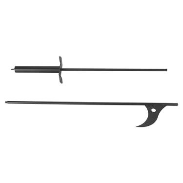 Imagem de 40 Polegadas de Poker de Incêndio à Prova de Ferrugem de 40 Polegadas, Poker de Fogueira de Aço Poker Portátil de Fogueira Portátil para Lareira Acampamento Fogão a Lenha Ao Ar