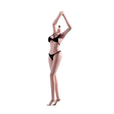 Imagem de SOUFORCE 1/12 Scale Flexible Female Body 6in Pale Skin Detachable Feet Seamless Action Figure Body Doll Collection Miniature Figure Body Without Head Sculpt