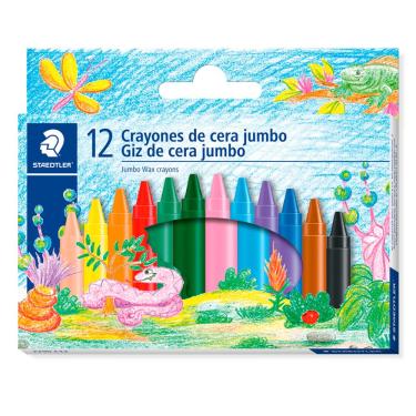 Imagem de Giz de Cera Jumbo 12 Cores Staedtler