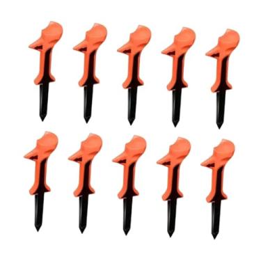 Imagem de simhoa Kit de 10 Acessórios para Tacos de Golfe, Equipamento para Exercícios ao Ar Livre, Laranja