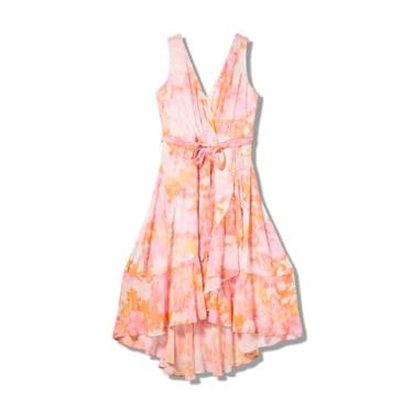 Imagem de City Chic Vestido longo com estampa Aliya Plus Size Sunset Haze, Sunset Haze, 48