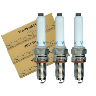 Imagem de Jogo Velas Ignição Original VW 04E905602F Compatível com Polo Virtus Golf T-Cross Nivus Up 1.0 12V TSI Turbo