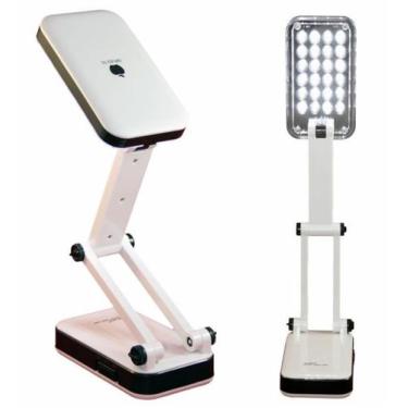 Imagem de Luminária Mesa 24 Led Luz Emergência Escritório Estudo Abajur ZZ - MAR