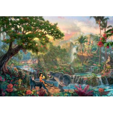 Imagem de Schmidt Jogos Thomas Kinkade: Disney - Quebra-Cabeça De O Livro Da Selva (1000 Peças)