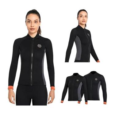 Imagem de Neoprene Roupa Mergulho 3mm Engrossar Mantenha-se Aquecido (macho, M)