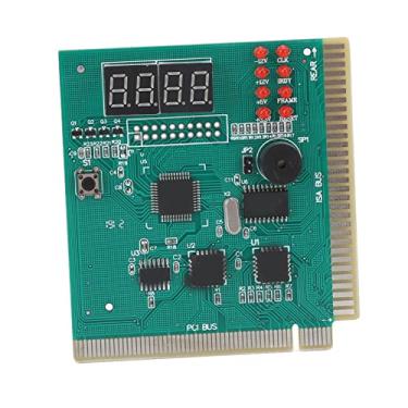 Imagem de Cartão De Diagnóstico De Mesa para Placa-Mãe De PC Dual Post Display 4 Dígitos Porta PCI ISA Cartão De Teste De Placa-Mãe De Computador Placa Mãe De Post Card PC Cartão De
