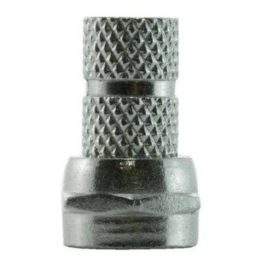 Imagem de kit 30 Conector Rosca Rg6 Para Cabo Coaxial Pacote - INTERNEED