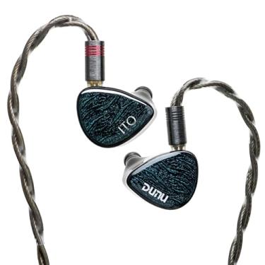 Imagem de HiFiGo Fones de ouvido intra-auriculares IEMs DUNU x KOTO ITO híbrido 2DD+2BA com plugue de 4,4 mm/3,5 mm, cabo Leo IEM, pontas S&S para Rock Hip-Hop EDM