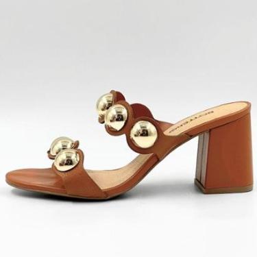 Imagem de Tamanco Bottero Slide Salto Bloco Feminino-Feminino