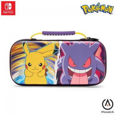 Imagem de Case rígido PowerA Protection Case para Nintendo Switch Pikachu vs Gengar compatível com Switch, Switch OLED e Switch Lite