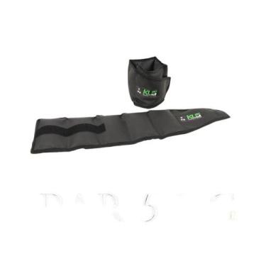 Imagem de Par Caneleira Tornozeleira material sintético Profissional 5 Kg - KL M