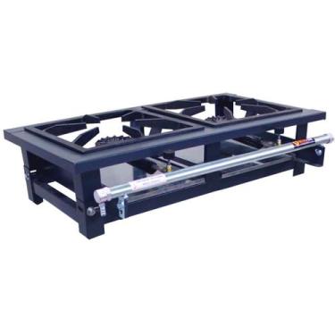 Imagem de Fogão Industrial 2 Bocas Alta Pressão P5 de Mesa MetalFour
