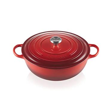Imagem de Le Creuset Panela Marmita Gourmet 32 cm Ferro Fundido Esmaltado Signature Vermelho