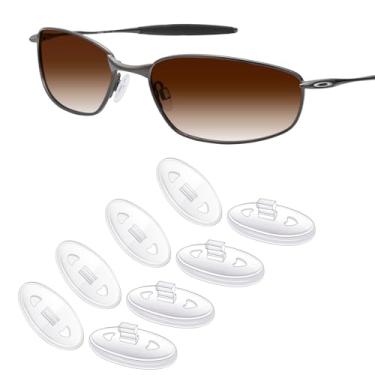 Imagem de Mryok 4 pares de protetores de nariz de reposição para óculos de sol Oakley Ejector