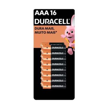 Imagem de Pilha Alcalina Aaa Embalagem Com 16 Unidades - Duracell