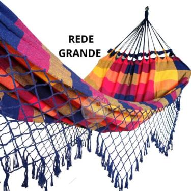 Imagem de Rede De Dormir Grande Rede De Descanso Casal Bem Reforçada  100% Algod