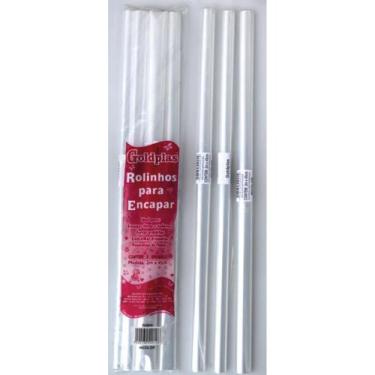 Imagem de Plástico para Encadernação 2M X 45CM Incolor Pacote com 05 - Goldplas