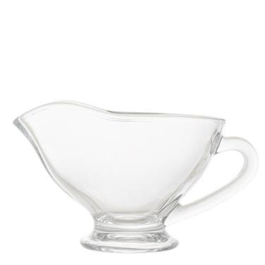 Imagem de Molheira de Cristal Vidro Transparente 180ml para Servir com Alça Seul