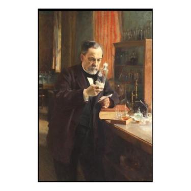 Imagem de Quadro Decorativo Louis Pasteur Química Medicina 42x29cm - Fanarte