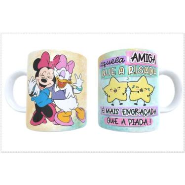 Imagem de Caneca Porcelana Aquela Amiga Que a Risada é Mais Engraçada Que a Piad