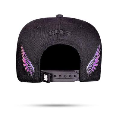 Imagem de Bone blck brasil snapback wings holographic