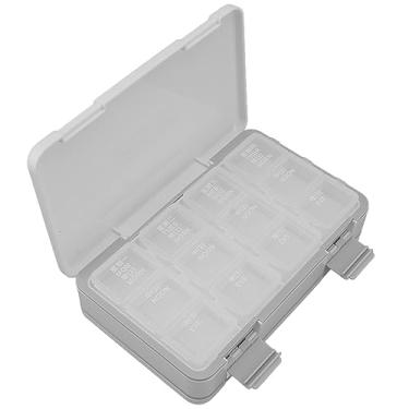 Imagem de Aramox Organizador de Medicamentos de 7 Dias, Caixa de Viagem Xxl Com Proteção de Privacidade Design BPA Casos Diários 24 para Necessidades de Medicamentos de Longo Prazo (Branco)