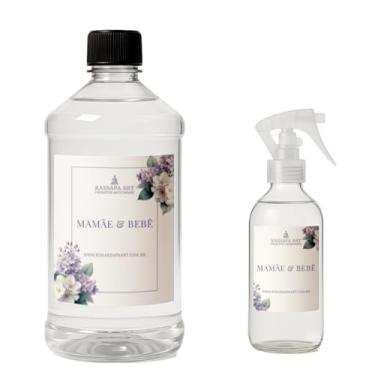 Imagem de Kit Aromatizador De Ambientes 200 ml + Refil De 1 L - Inspiração Grandes Marcas (Mamãe e Bebê)