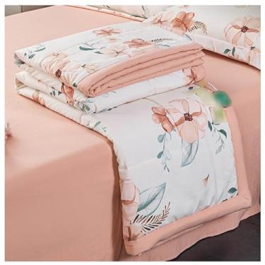 Imagem de Colcha térmica leve de verão, edredom leve de verão colcha macia, edredom térmico, colcha lavável cobertor acolchoado para todas as estações