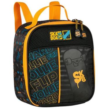Imagem de Lancheira Infantil Térmica Escolar Menino Estilo Skate Design Compacto