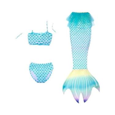 Imagem de Maiô De Sereia Para Meninas De 4 a 13 Anos, Fantasia De Sereia Para Pr