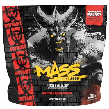Imagem de Proteína de soro de leite Gainer Mutant Mass Extreme 2500 2,7 kg Triple Choco-Unissex