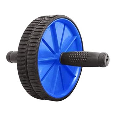 Imagem de Roda De Exercícios Abdominal Dupla Profissional (Azul)
