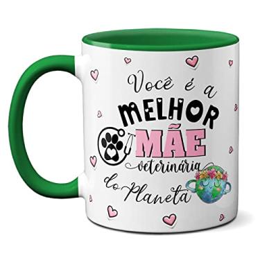 Imagem de Caneca Especialista Em Cuidar Melhor Mãe Veterinária (Verde)