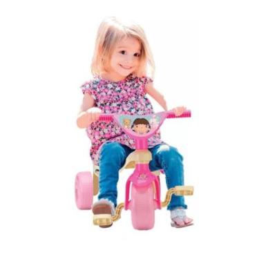 Motoca Infantil Com Haste De Empurrar Triciclo Menina Pedal Velocípede  Menino Velotrol Brinquedo Kendy - Velotrol e Triciclo a Pedal - Magazine  Luiza