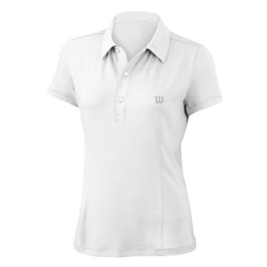 Imagem de Camiseta Polo Feminina Wilson Core Cor Branco
