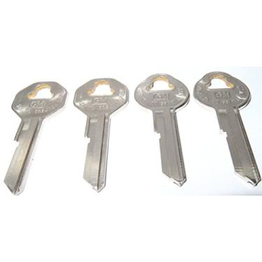 Imagem de 4 chaves em branco compatíveis com Bel Airs 1961 1962 1963 1964 1965 1966 chaves OEM 2 conjuntos