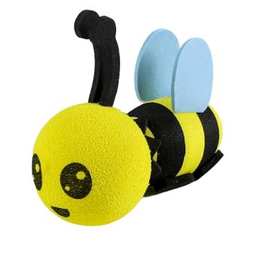 Imagem de Hbxdeco Topo de antena de carro Happy Bee, chapéu decorativo de bola de antena automotiva de EVA fofo, fácil de encontrar carro no estacionamento, acessórios de carro de decoração externa universal