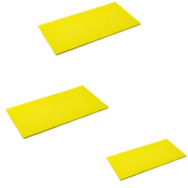 Imagem de Kit 3 Colchonete AMARELO Academia / Yoga / Pilates - 90x40x3cm SC - fl