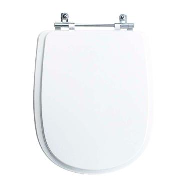 Imagem de Tampa Vaso Sanitário Poliester Acrilico Paris Branco Para Bacia Ideal Standard