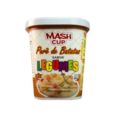 Imagem de Purê de Batata Instantâneo Mash Cup 80g Sabor Legumes  Leve o Kit com 