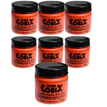 Imagem de 7 Pastas para Solda marca Cobix Pote 110g