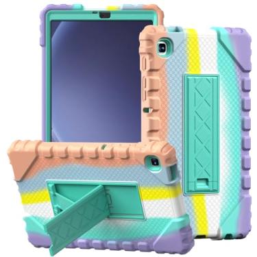 Imagem de SPIUST Capa para Samsung Galaxy Tab A7 Lite 2021 de 8,7 polegadas, suporte embutido, capa protetora resistente à prova de choque, resistente a arranhões (verde)