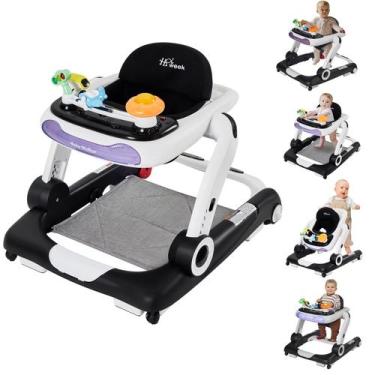 Imagem de Baby Walker HAWEEK 5 em 1 com altura ajustável para 6 a 18 meses